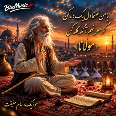 دانلود آهنگ با من صنما دل یک دله کن گر سر ننهم آنگه گله کن (هوش مصنوعی)