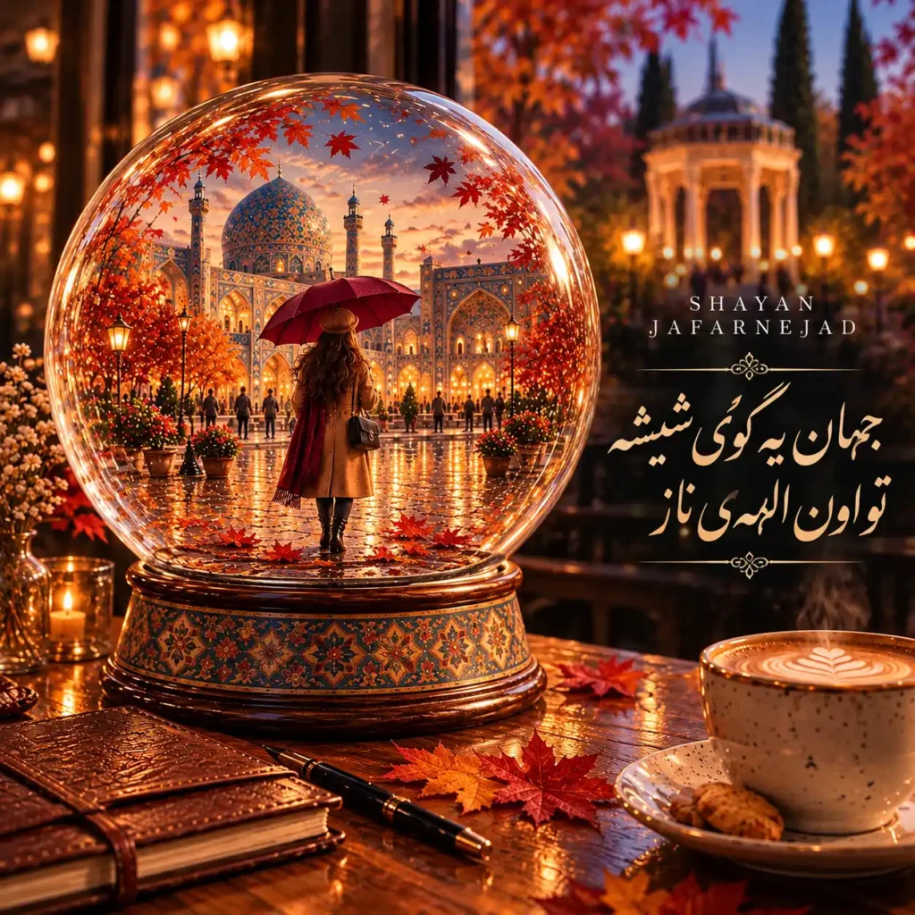 دانلود آهنگ جهان یه گوی شیشه تو اون الههی ناز شایان جعفرنژاد (الههی ناز)