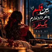 دانلود آهنگ ﺑﻴﻦ ﻗﻠﺒﻢ ﻳﻪ ﻧﻔﺮ دارو ﻧﺪارم ﻳﮏ ﻧﻔﺮ (هوش مصنوعی)